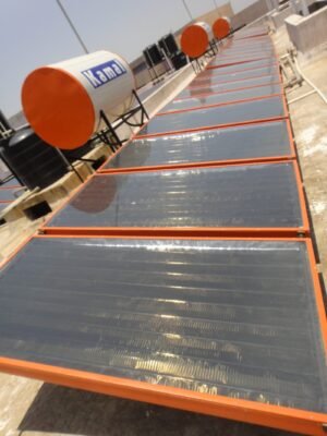 Kamal 3000 LPD MS Epoxy Coated Solar Water Heater with Heat Pump
