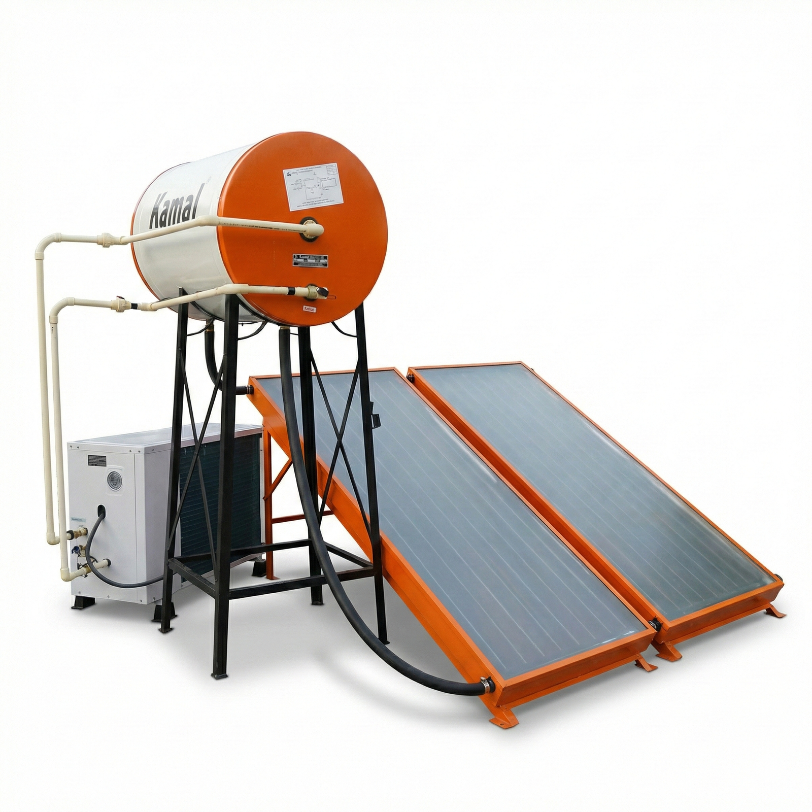 Kamal Pressurized Solar Water Heater with Heat Pump