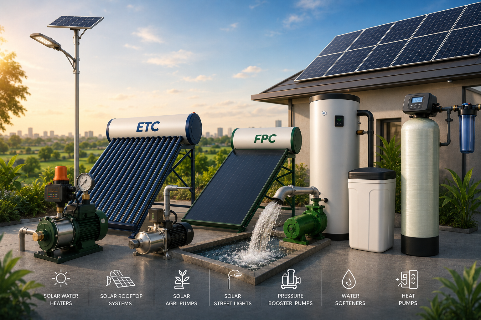 Aarka Solar product range