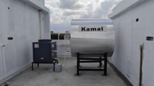 Kamal 1500L MS Epoxy Coated Heat Pump with Storage Tank