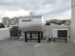 Kamal 2000L MS Epoxy Coated Heat Pump with Storage Tank