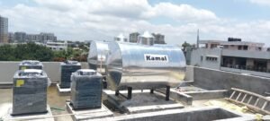 Kamal 5000L MS Epoxy Coated Heat Pump System with Hot Water Tank