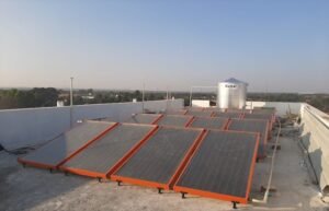 Kamal 2000LPD MS Epoxy Coated Solar Water Heater with Heat Pump