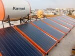 Kamal 1000LPD MS Epoxy Coated Solar Water Heater with Heat Pump