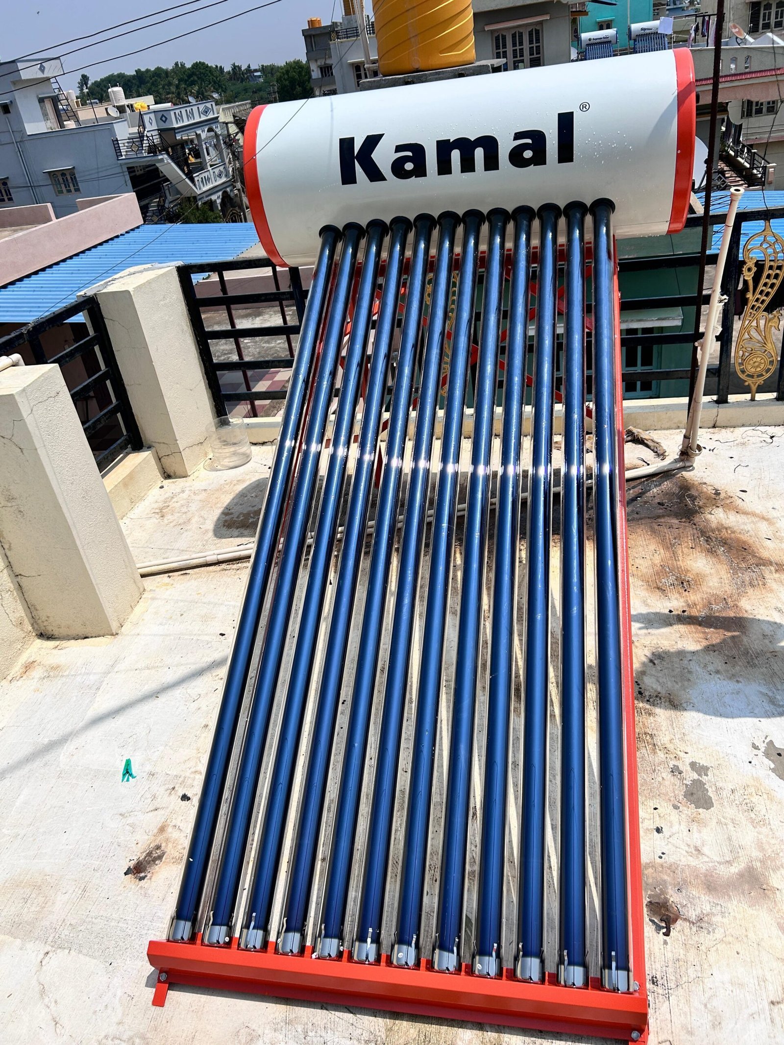 Kamal ETC Solar Water Heater – Air Vent System - Image 3