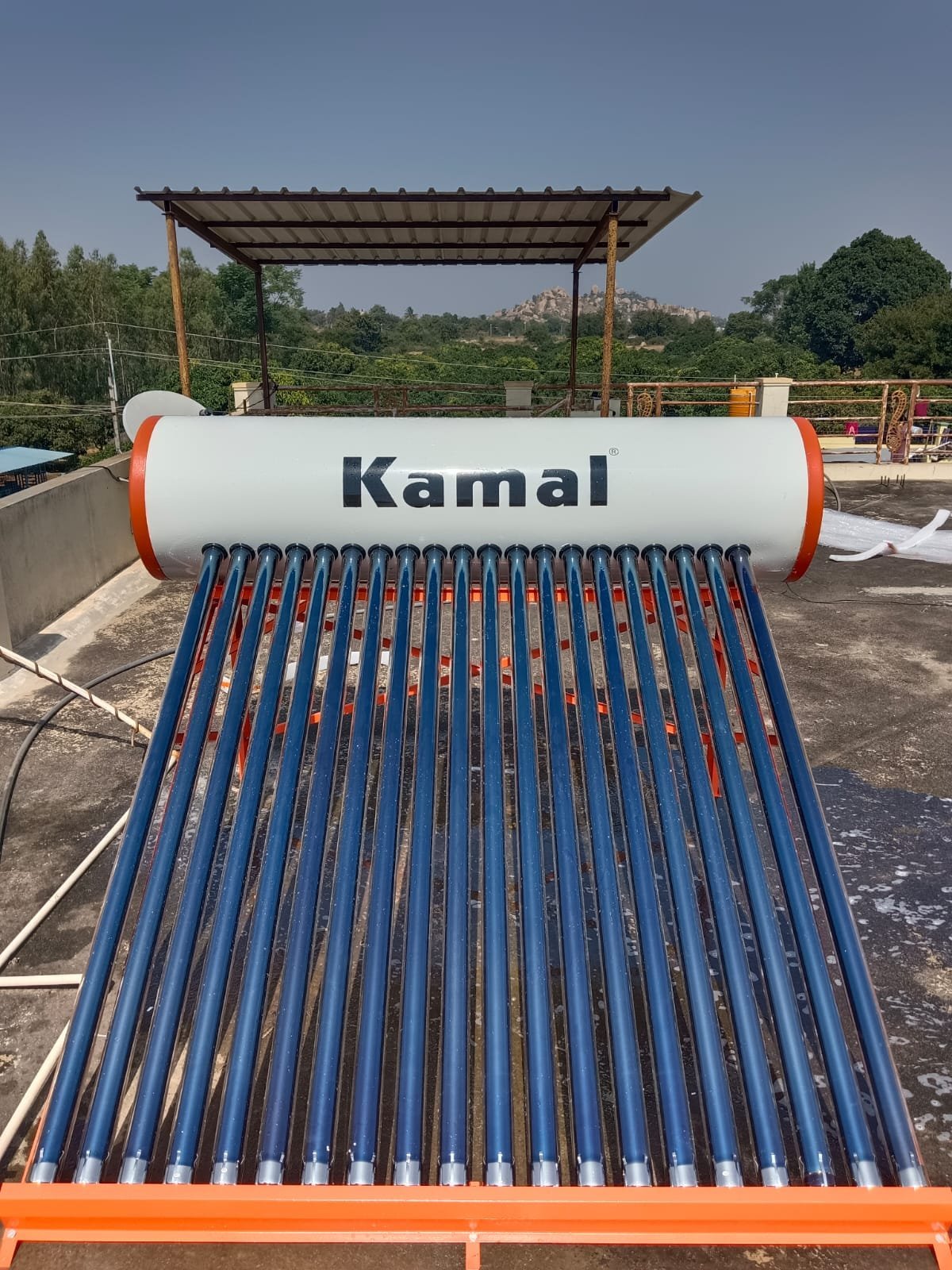 Kamal ETC Solar Water Heater – Air Vent System